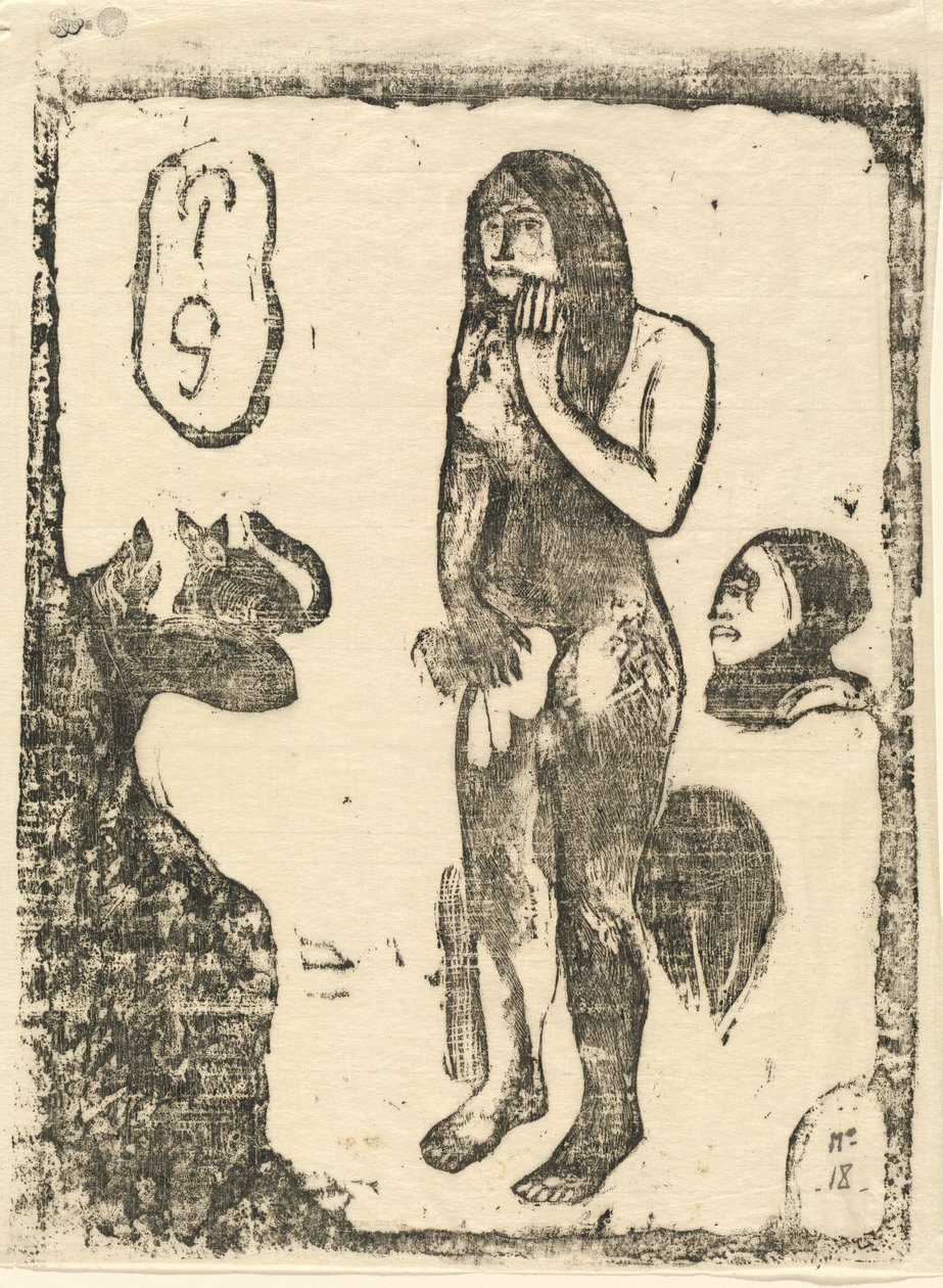 Eva, em ou depois de 1895. de Paul Gauguin