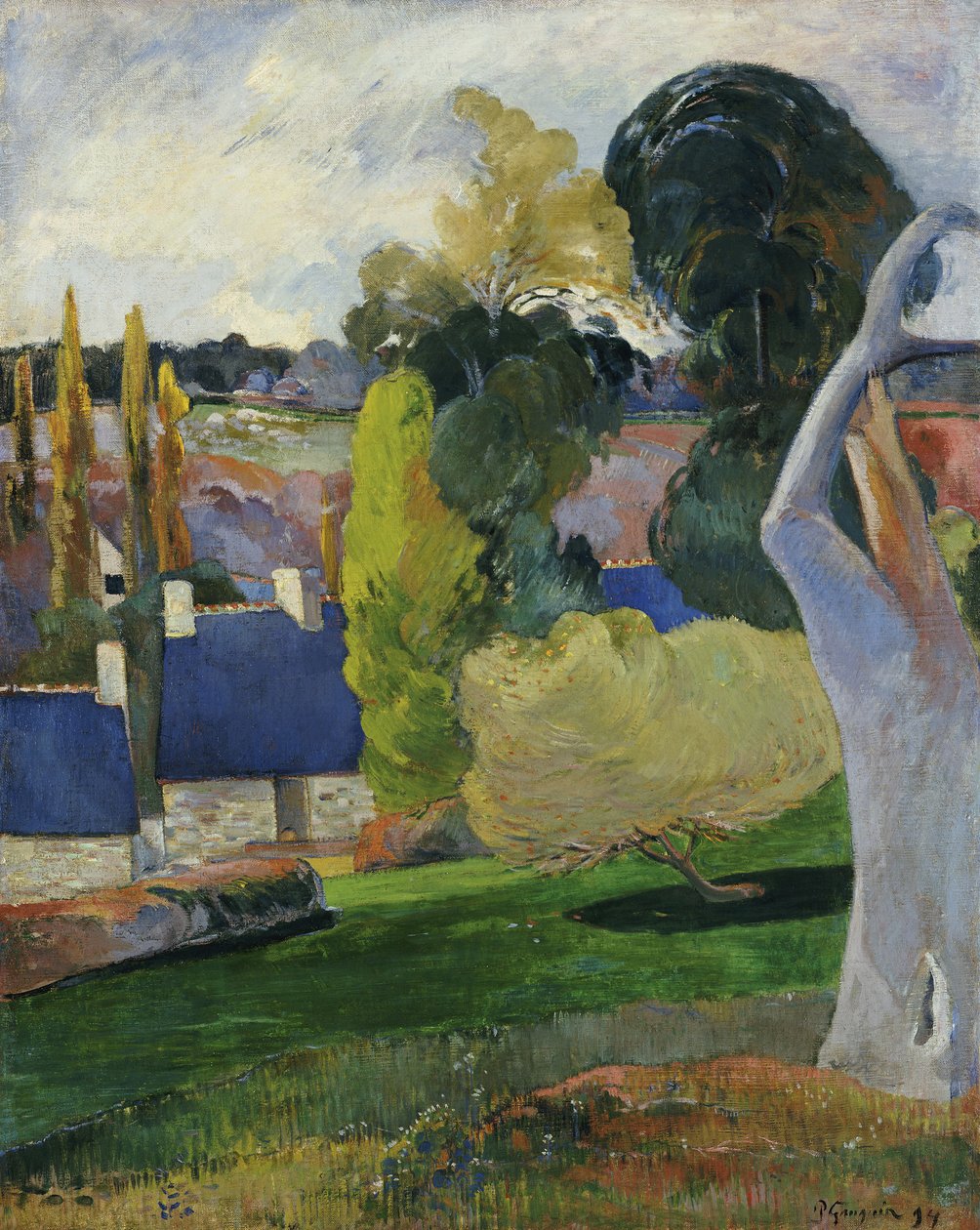 Fazenda na Bretanha II, 1894 de Paul Gauguin
