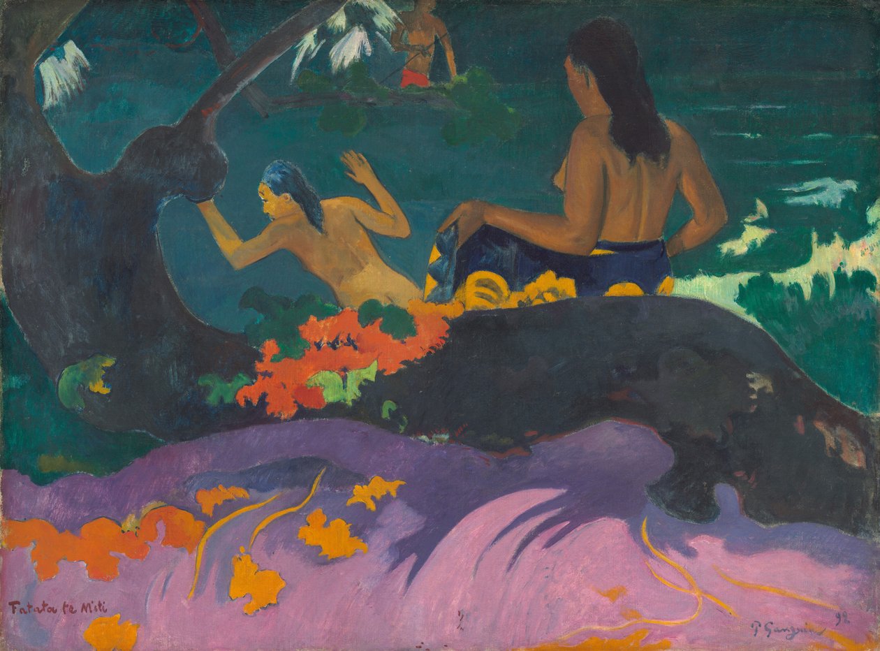Perto do Sonho (Perto do Mar) de Paul Gauguin