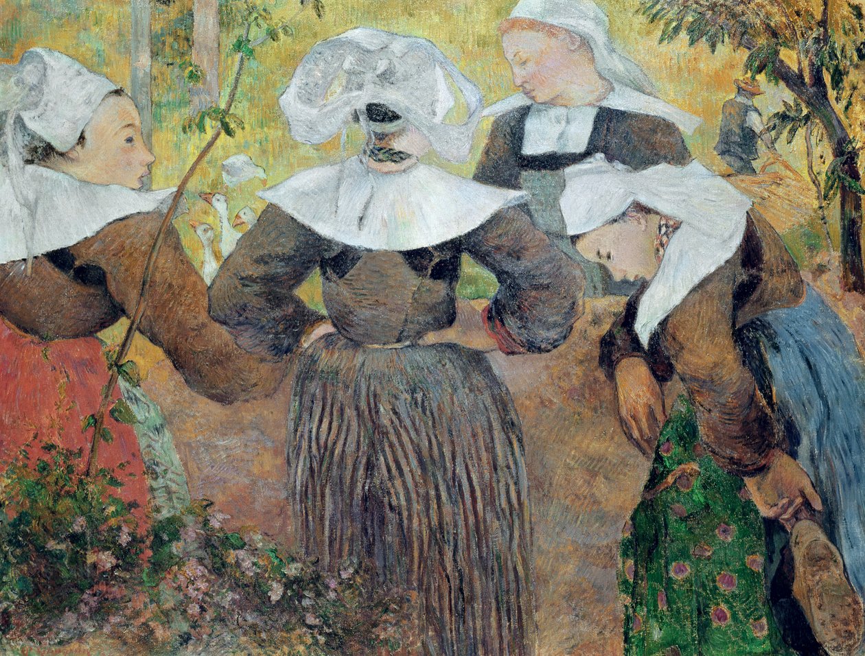 Quatro mulheres bretãs, 1886 de Paul Gauguin