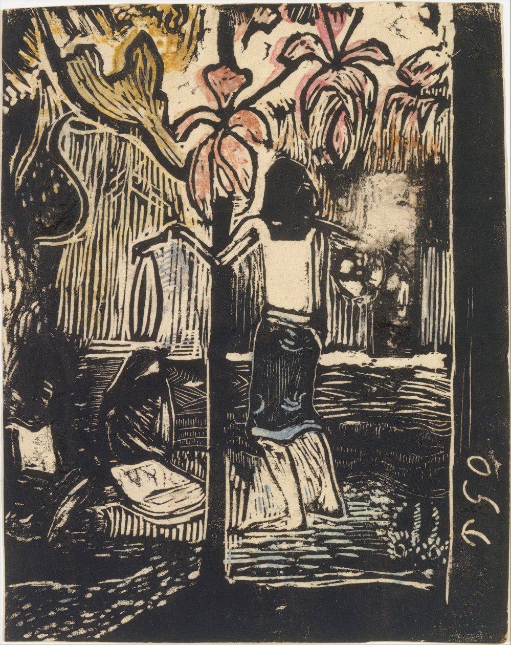 Fragrância Noa Noa, bloco pequeno, 1894-95., 1894-95. de Paul Gauguin