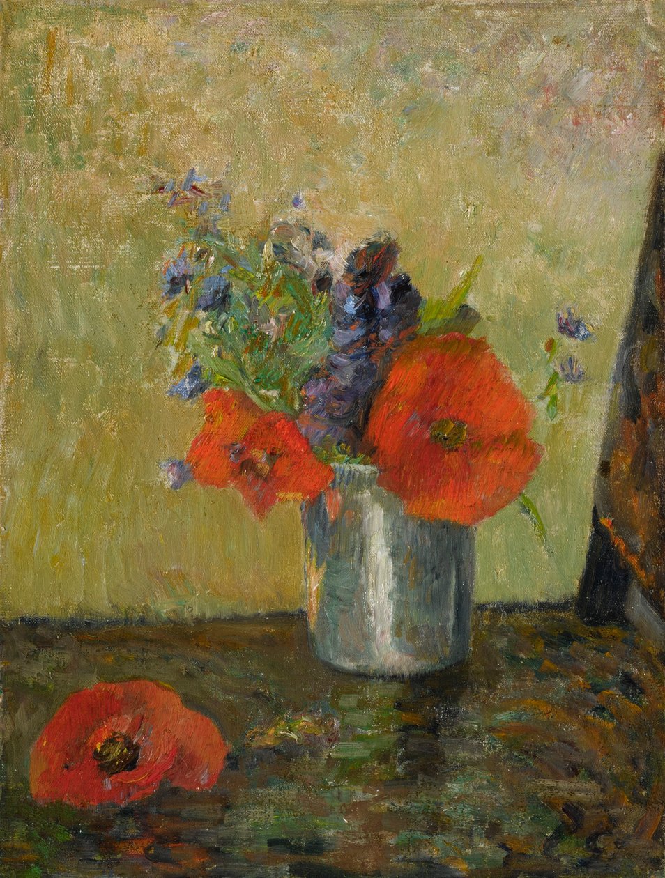 Francês: Flores de verão numa taça de Paul Gauguin