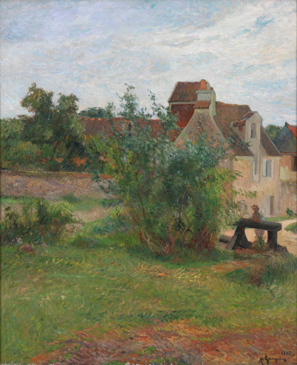 Francês: La Ferme de Busagny à Osny Quinta de Busagny, Osny de Paul Gauguin
