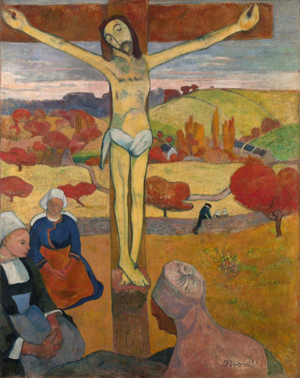 Francês:  Le Christ jaune O Cristo Amarelo de Paul Gauguin