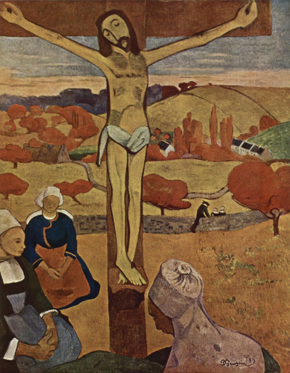 Francês:  Le Christ jaune O Cristo Amarelo de Paul Gauguin