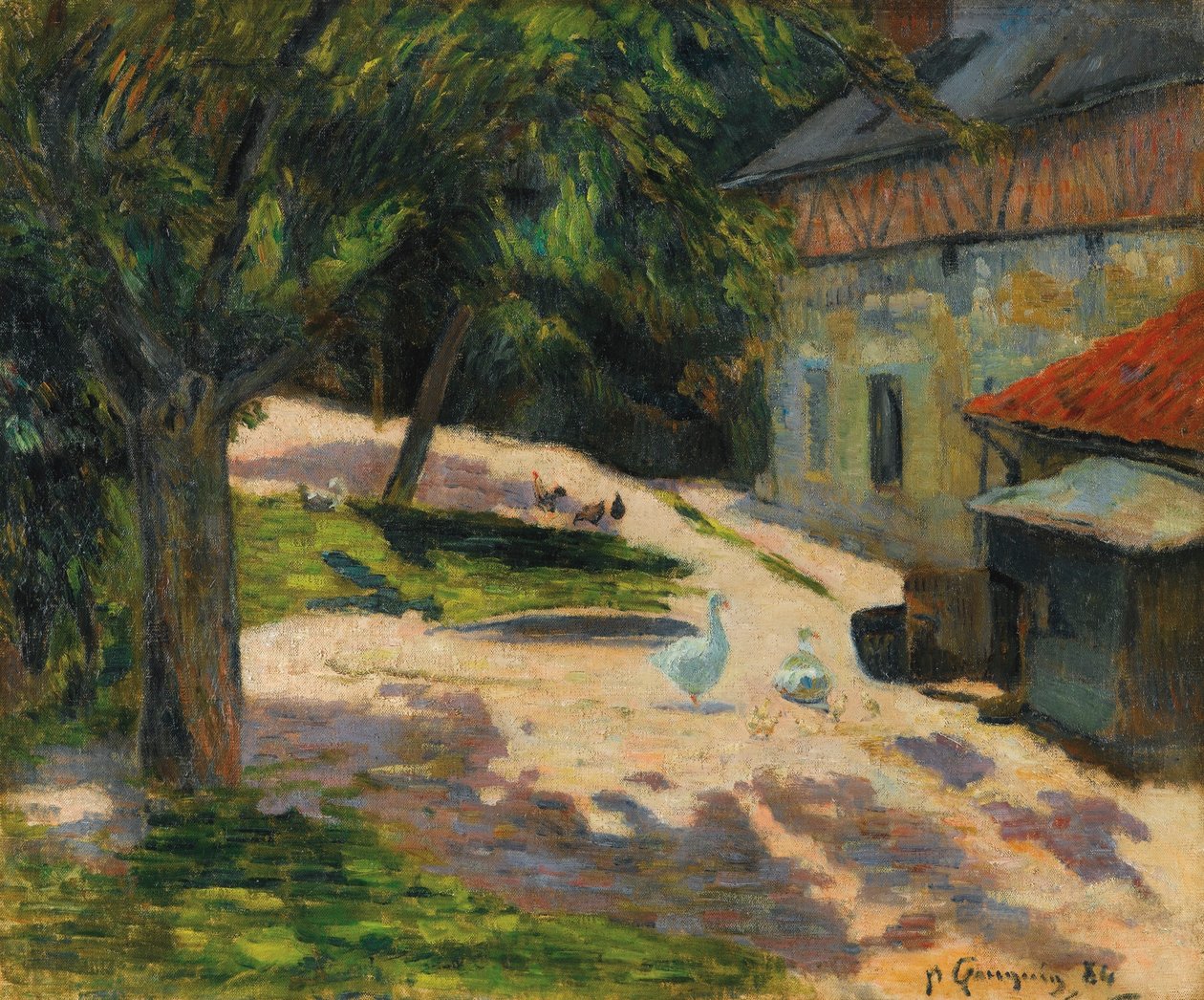 Francês: Le Poulailler de Paul Gauguin