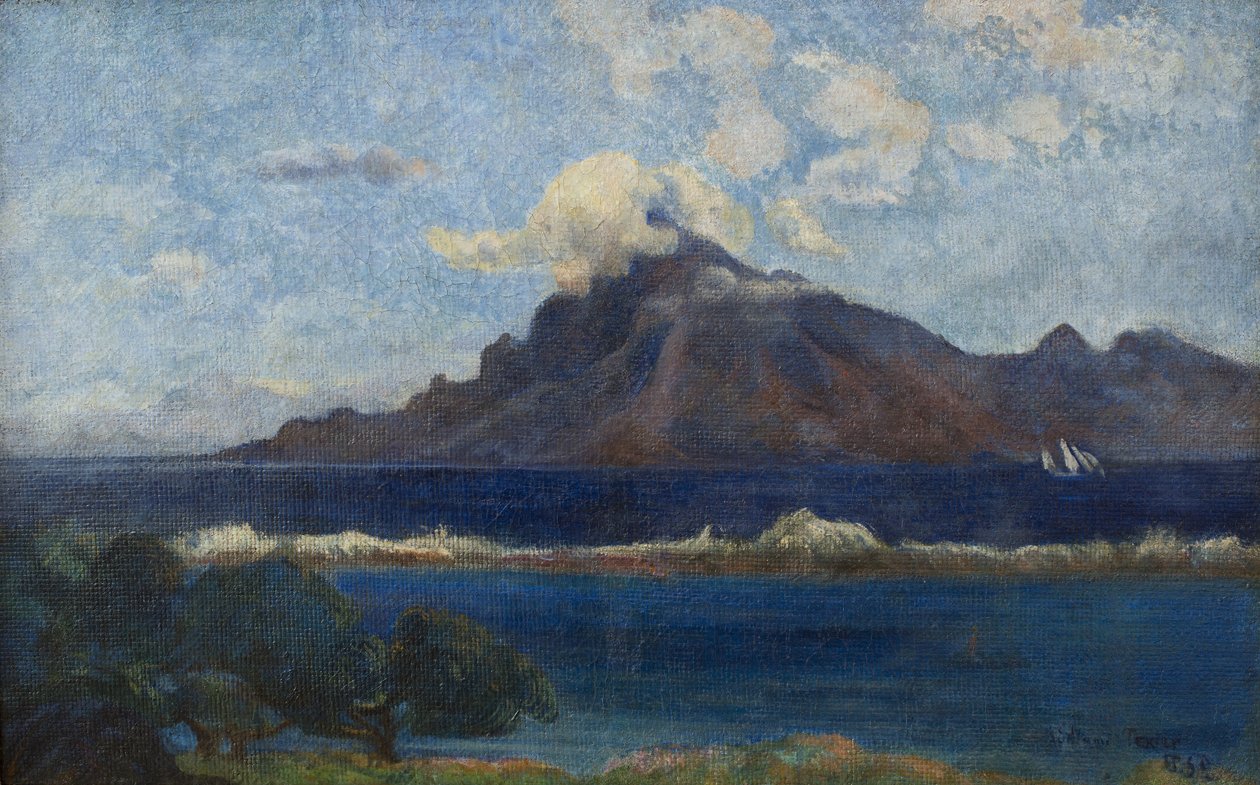 Francês: Paysage de Te vaa de Paul Gauguin