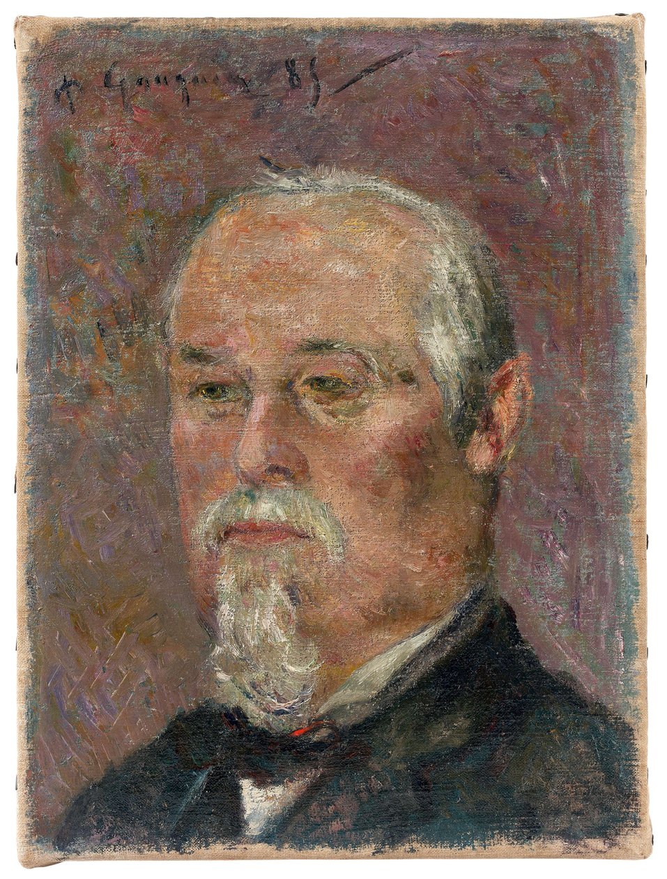Francês:  Retrato de Philibert Favre Retrato de Philibert Favre de Paul Gauguin