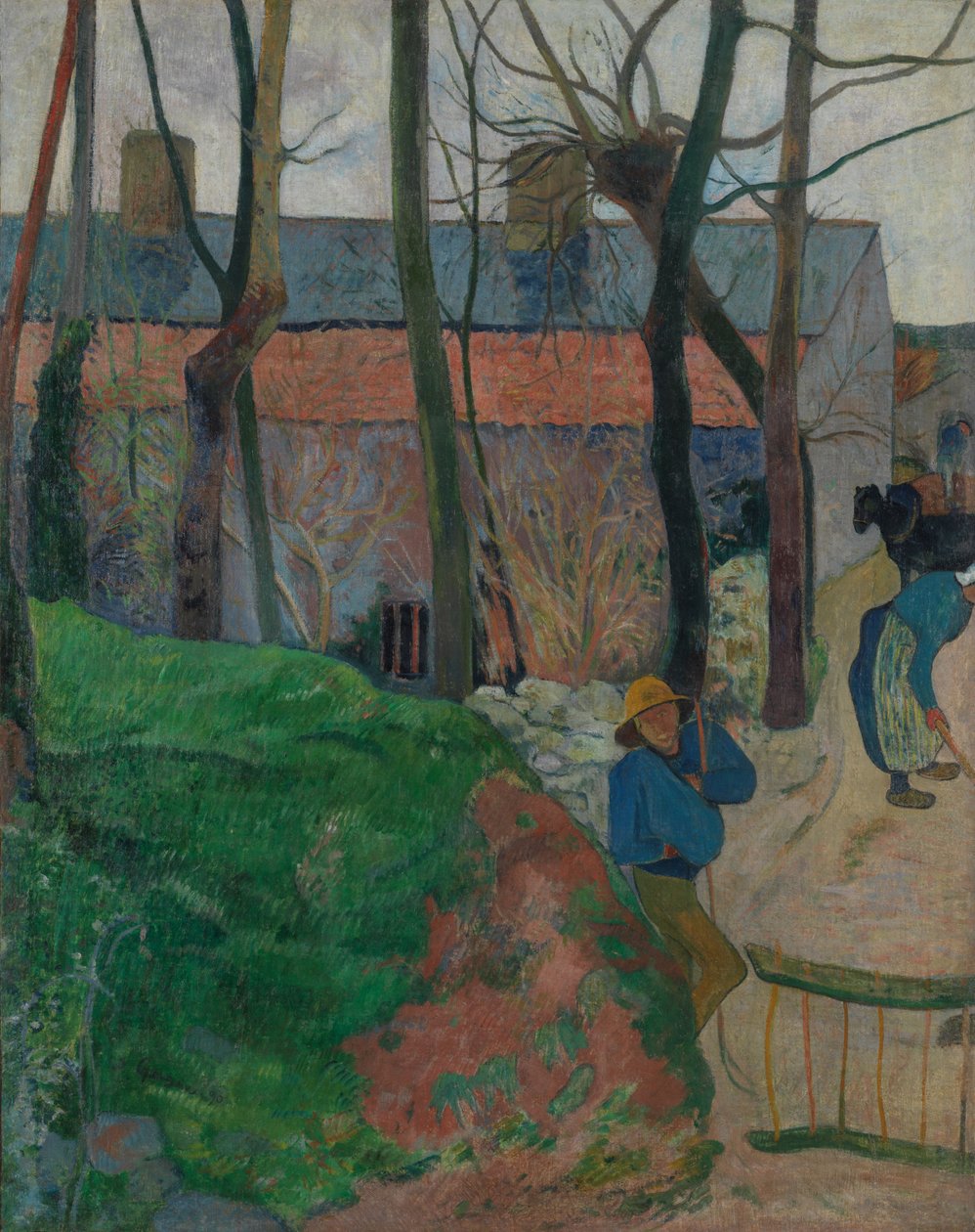 Casas em Le Pouldu de Paul Gauguin
