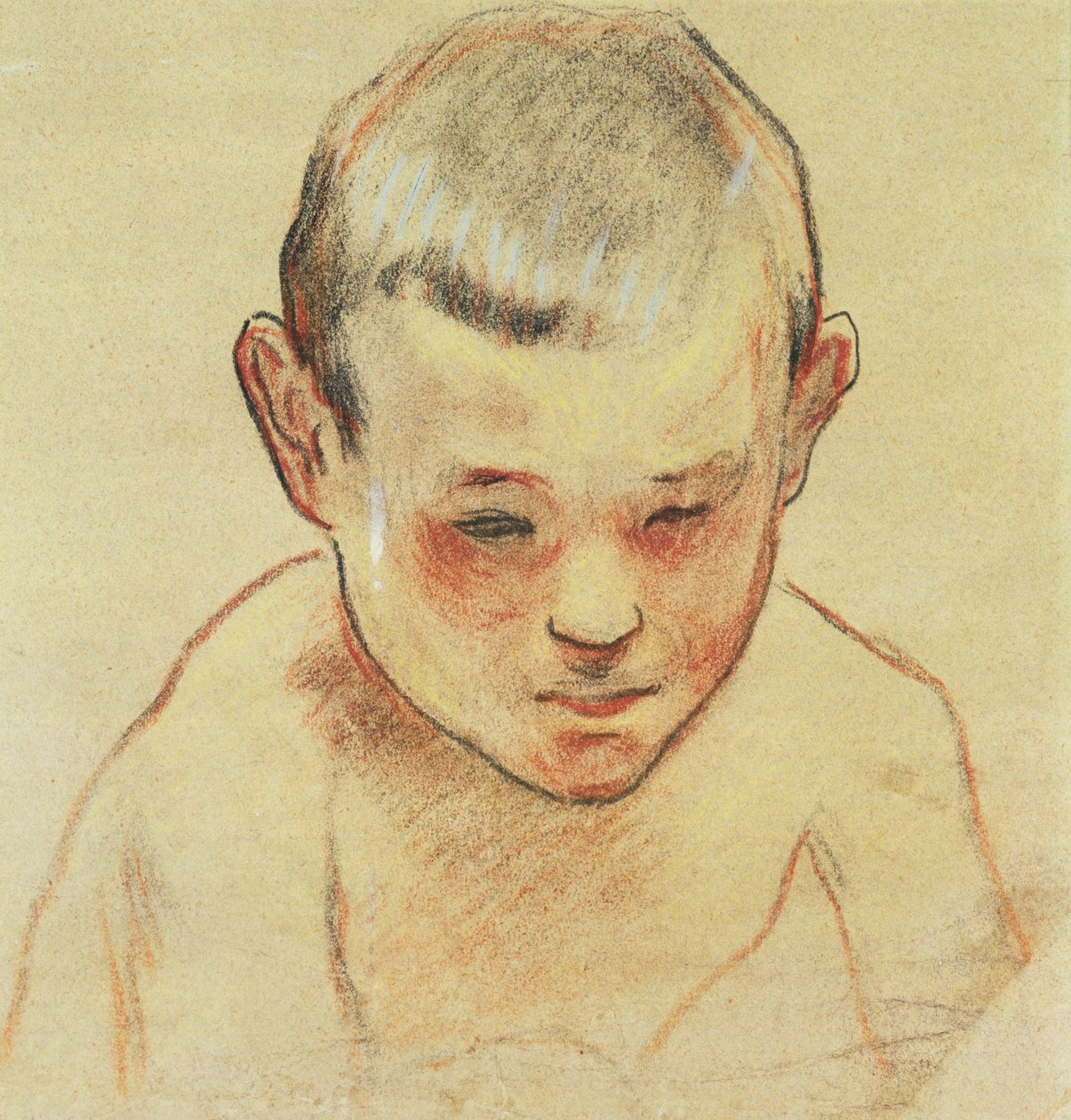 Cabeça de um menino, c.1886-88 de Paul Gauguin