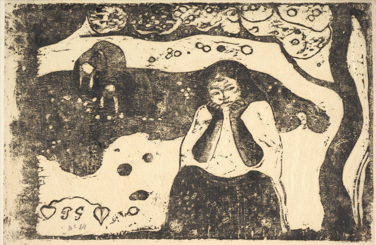 Miséria Humana, 1898-99. de Paul Gauguin