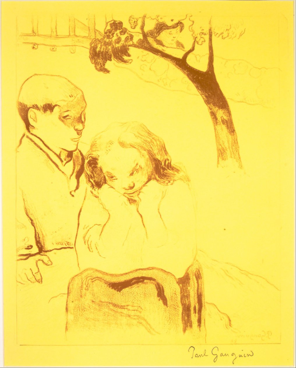 Miséria Humana, da Suíte Volpini: Dessins litographiques, 1889., 1889. de Paul Gauguin