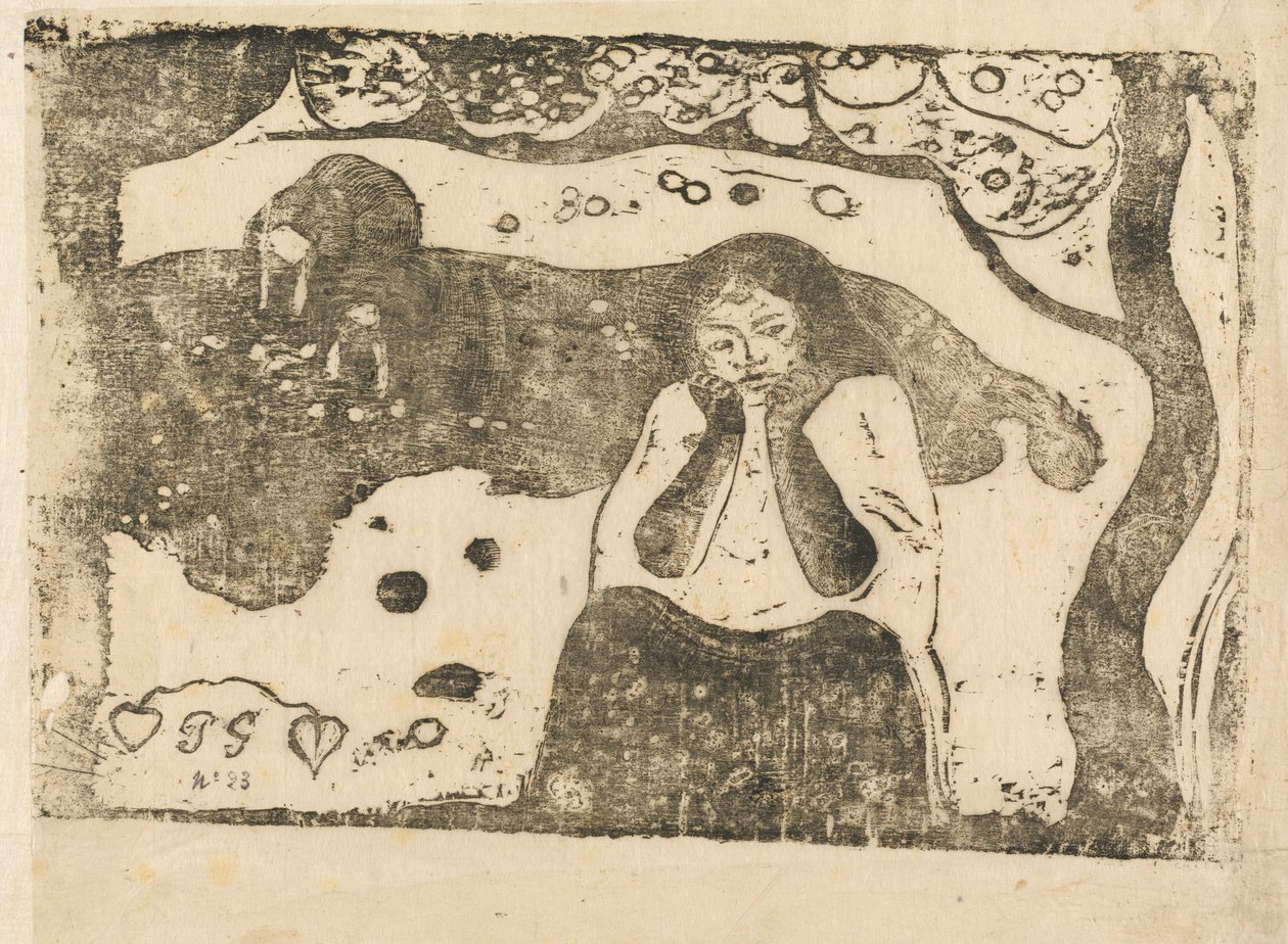 Tristeza Humana (Miseres humaines) de Paul Gauguin