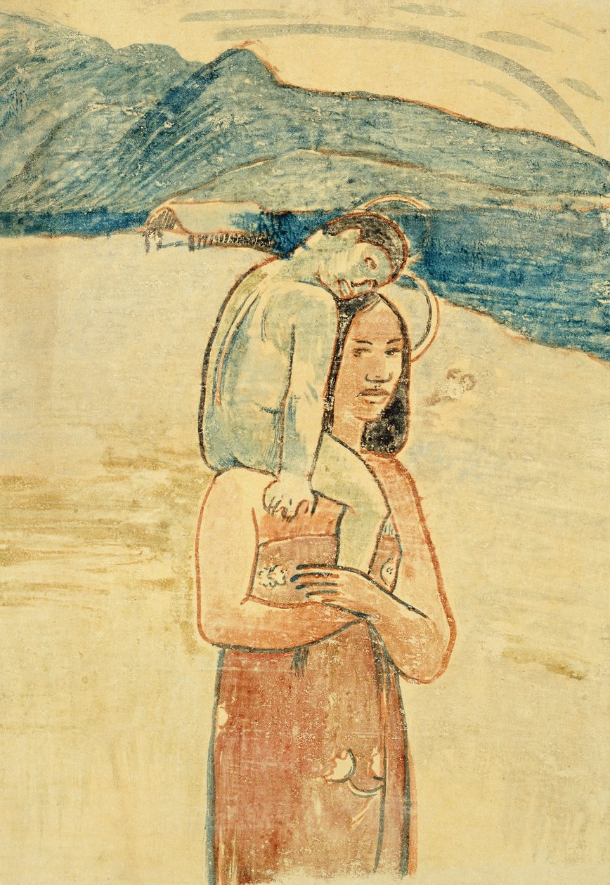 Saúdo-te Maria, c.1894 (lito) de Paul Gauguin