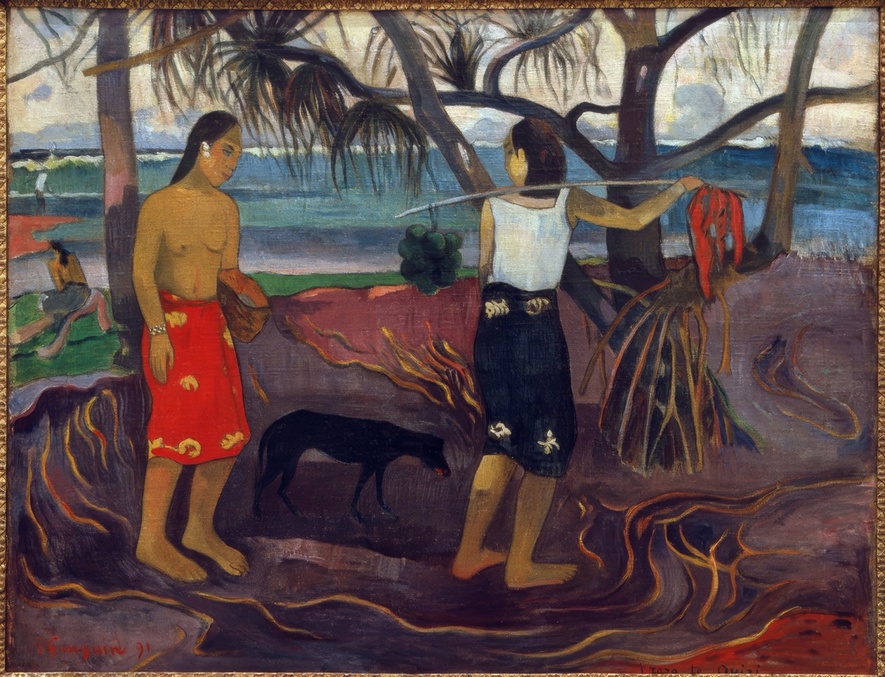 O Oviri está abaixo de Paul Gauguin