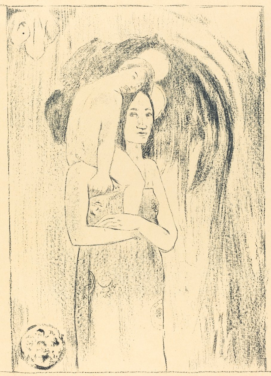 Ia Orana Maria Saudamos-te, Maria, c. 1894. de Paul Gauguin