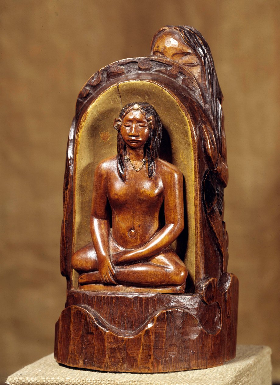 Idol a la pearl Escultura em madeira, ouro e pérola de Paul Gauguin (1848-1903). 1892-1893 Sol. 0,23x0,12x0,11 m Paris, musee d