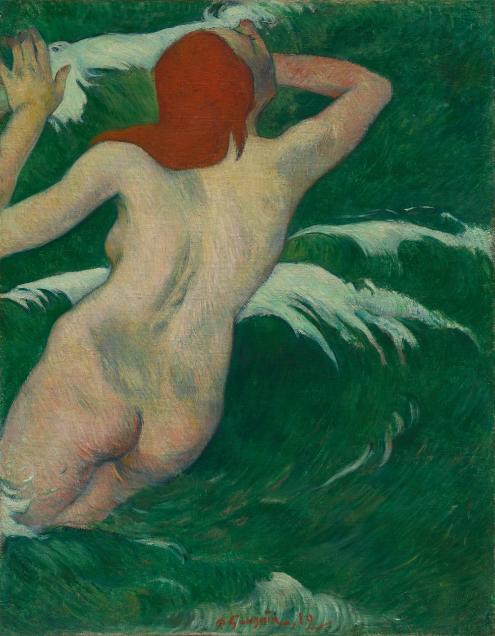 Nas ondas de Paul Gauguin