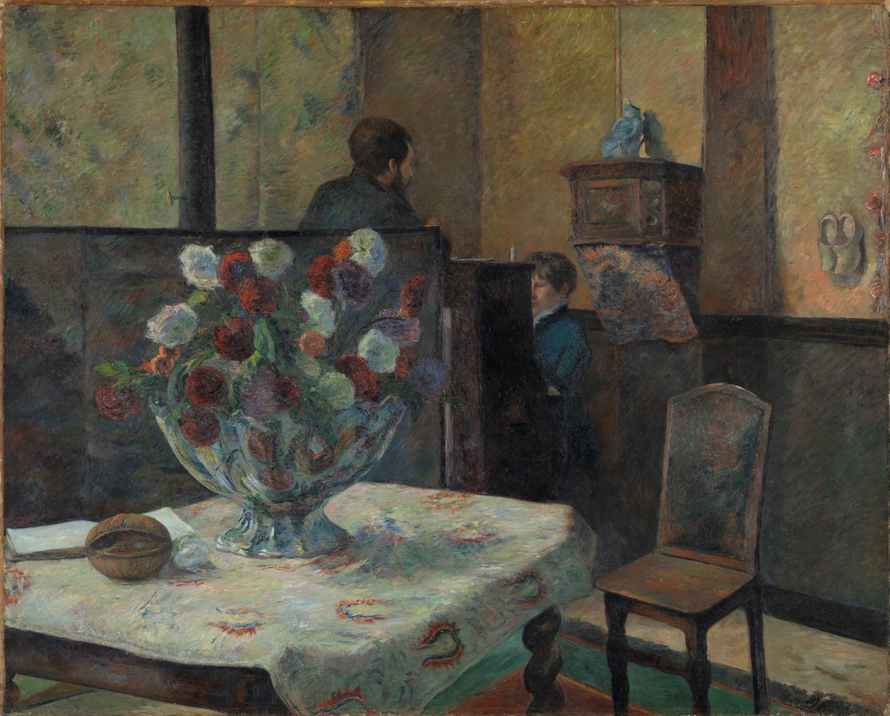 Interior do pintor Paris, rue Carcel, 1881. de Paul Gauguin