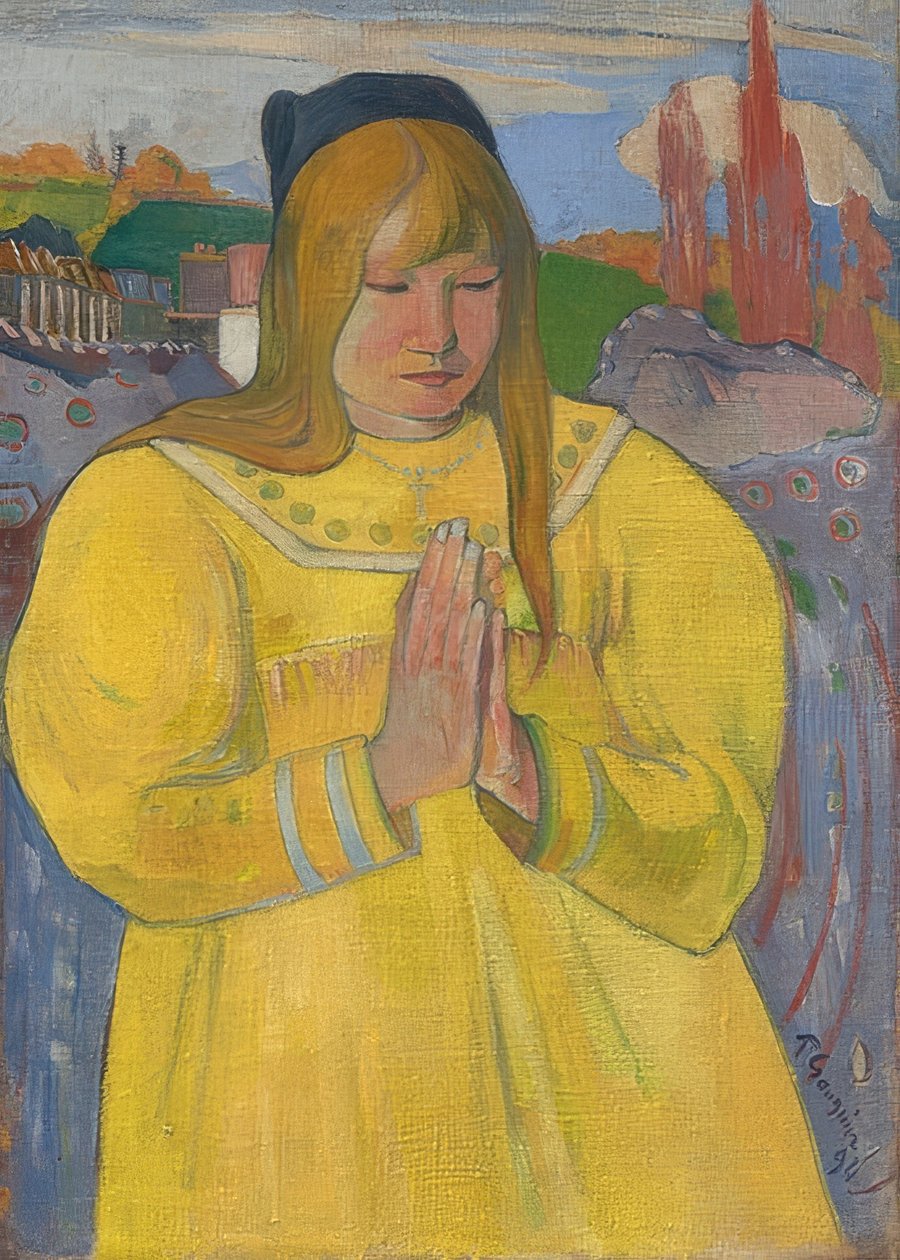 Jovem cristã. 1984 de Paul Gauguin