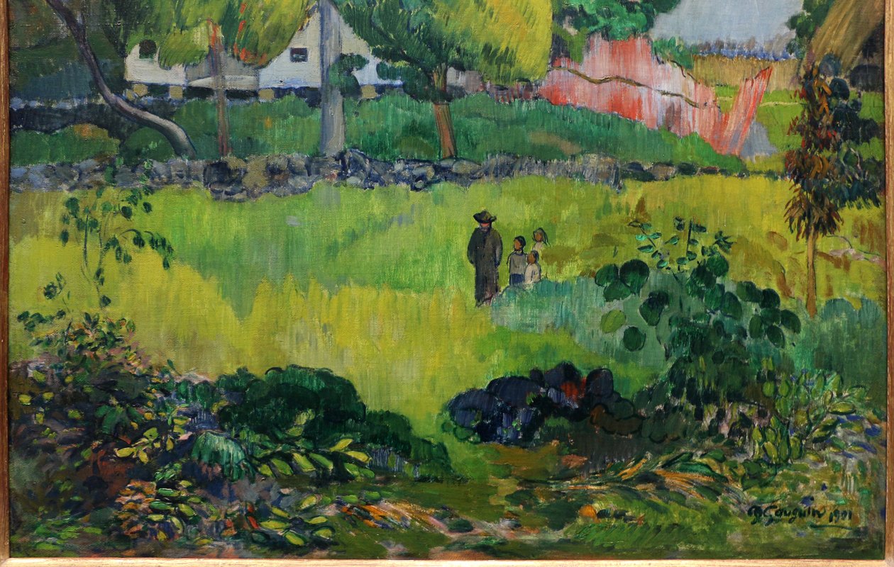 Paisagem de Paul Gauguin