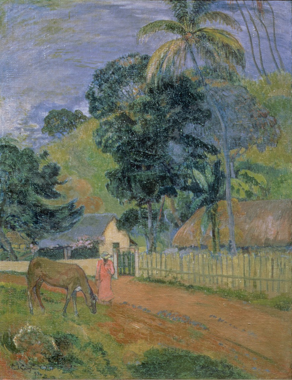 Paisagem de Paul Gauguin