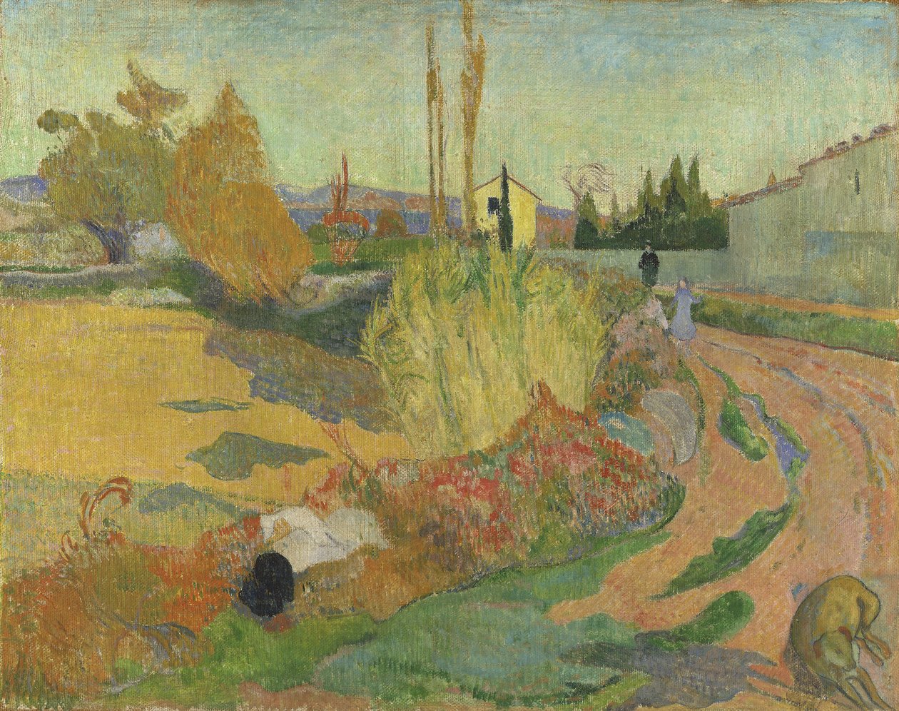 Paisagem em Arles, 1888 de Paul Gauguin