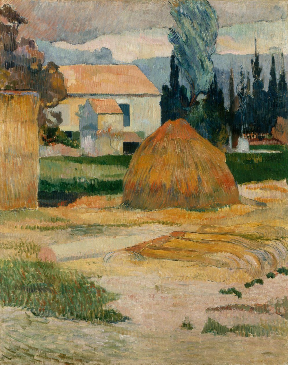 Paisagem perto de Arles de Paul Gauguin