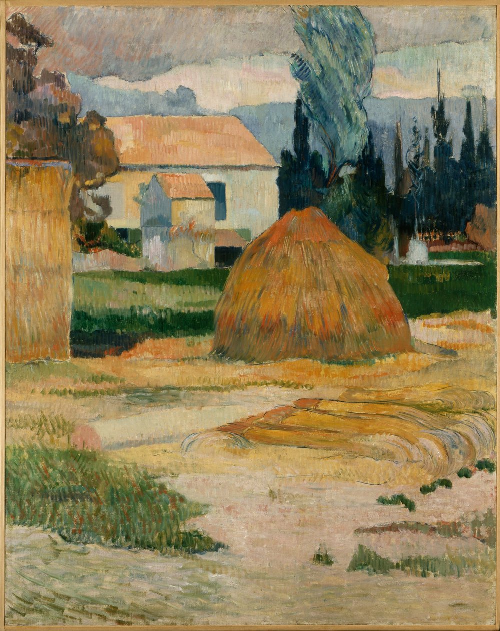 Paisagem perto de Arles de Paul Gauguin
