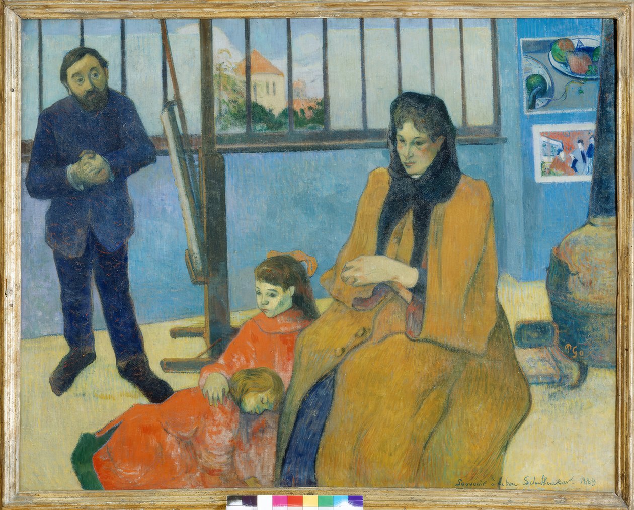 A oficina Schuffenecker de Paul Gauguin