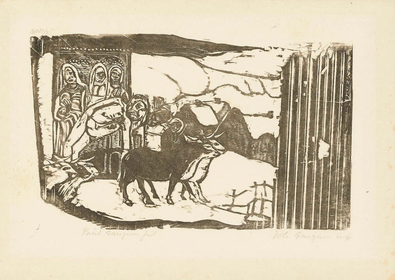 O Calvário Bretão, 1898-99 de Paul Gauguin