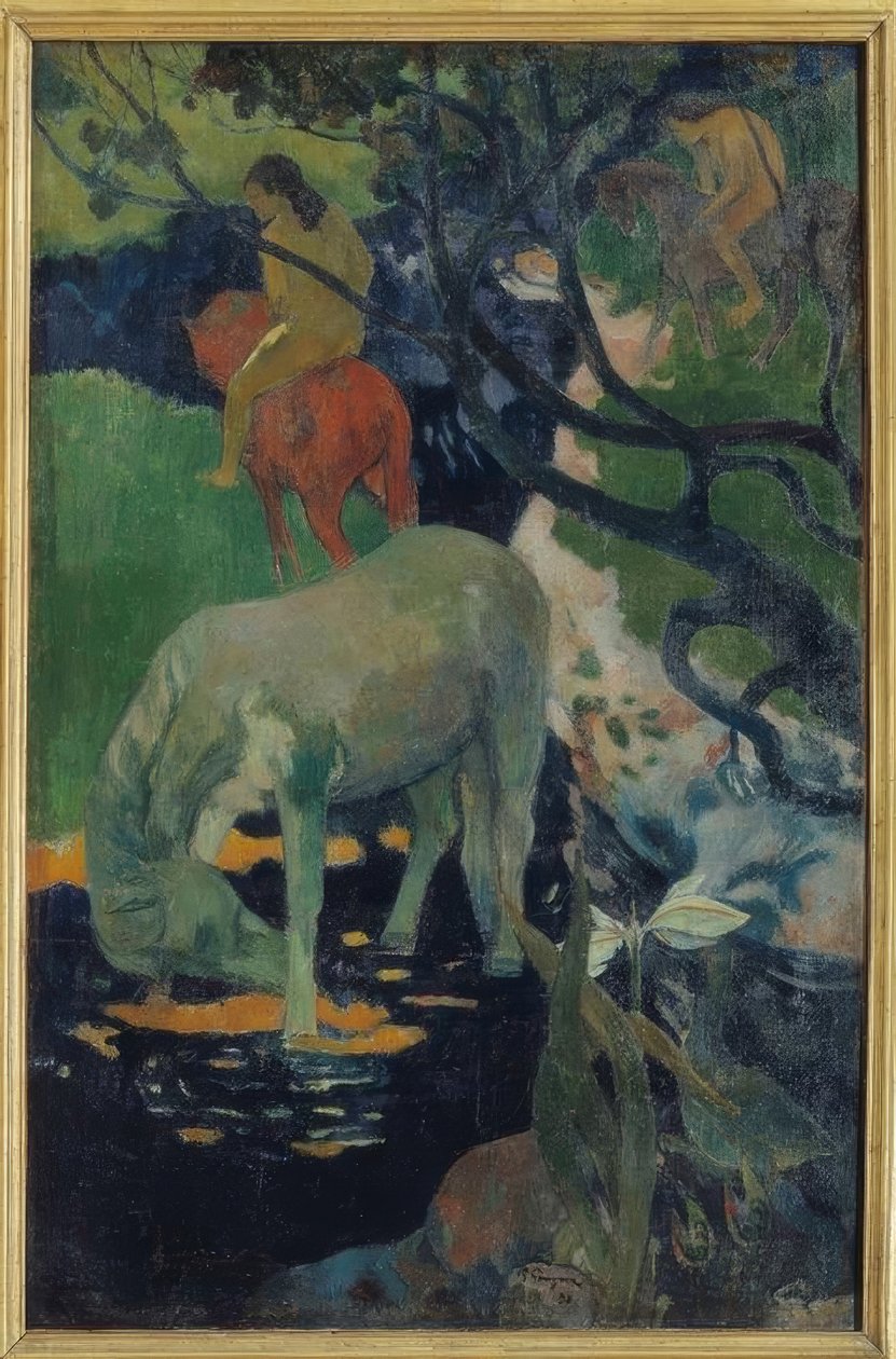 O cavalo branco de Paul Gauguin