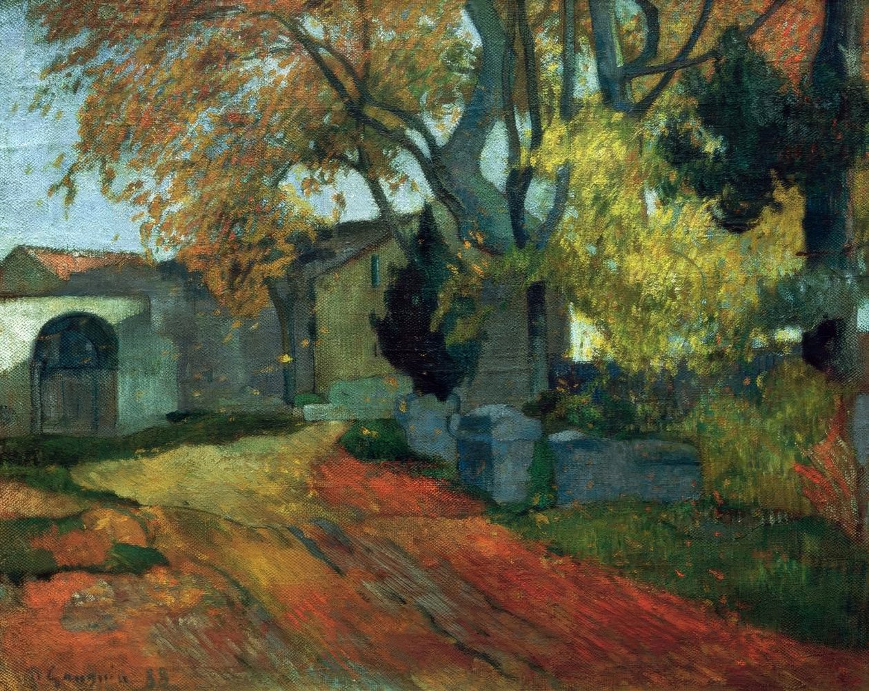 The Alyscamps de Paul Gauguin