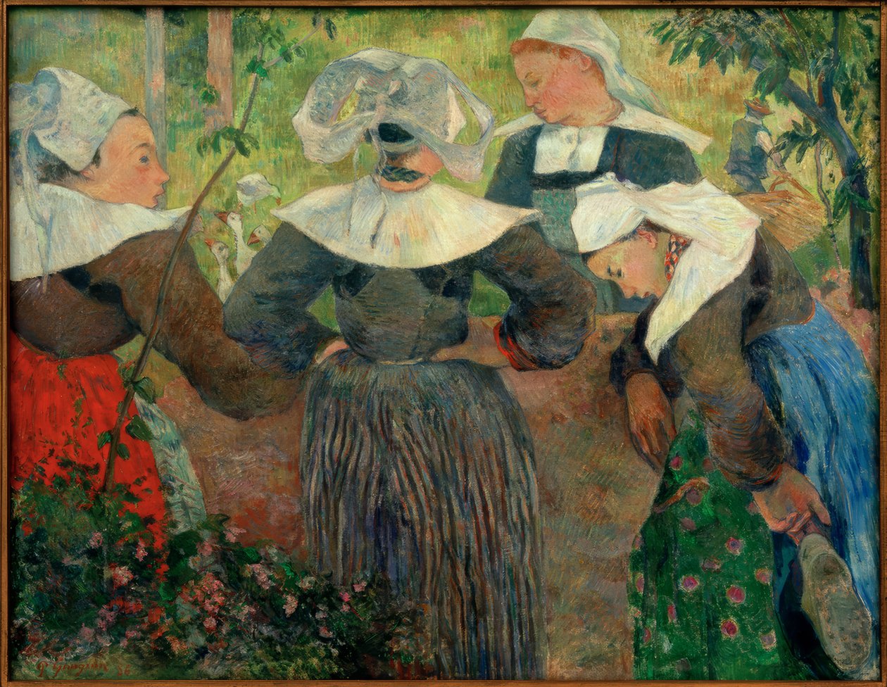 Os quatro bretões de Paul Gauguin