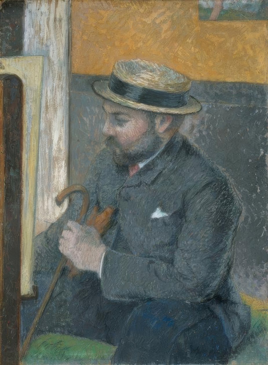 O homem com o velejador de Paul Gauguin