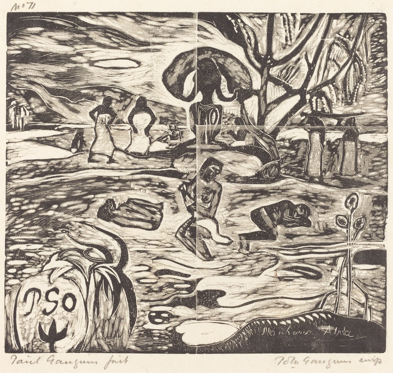 Mahana Atua (O Alimento dos Deuses) de Paul Gauguin