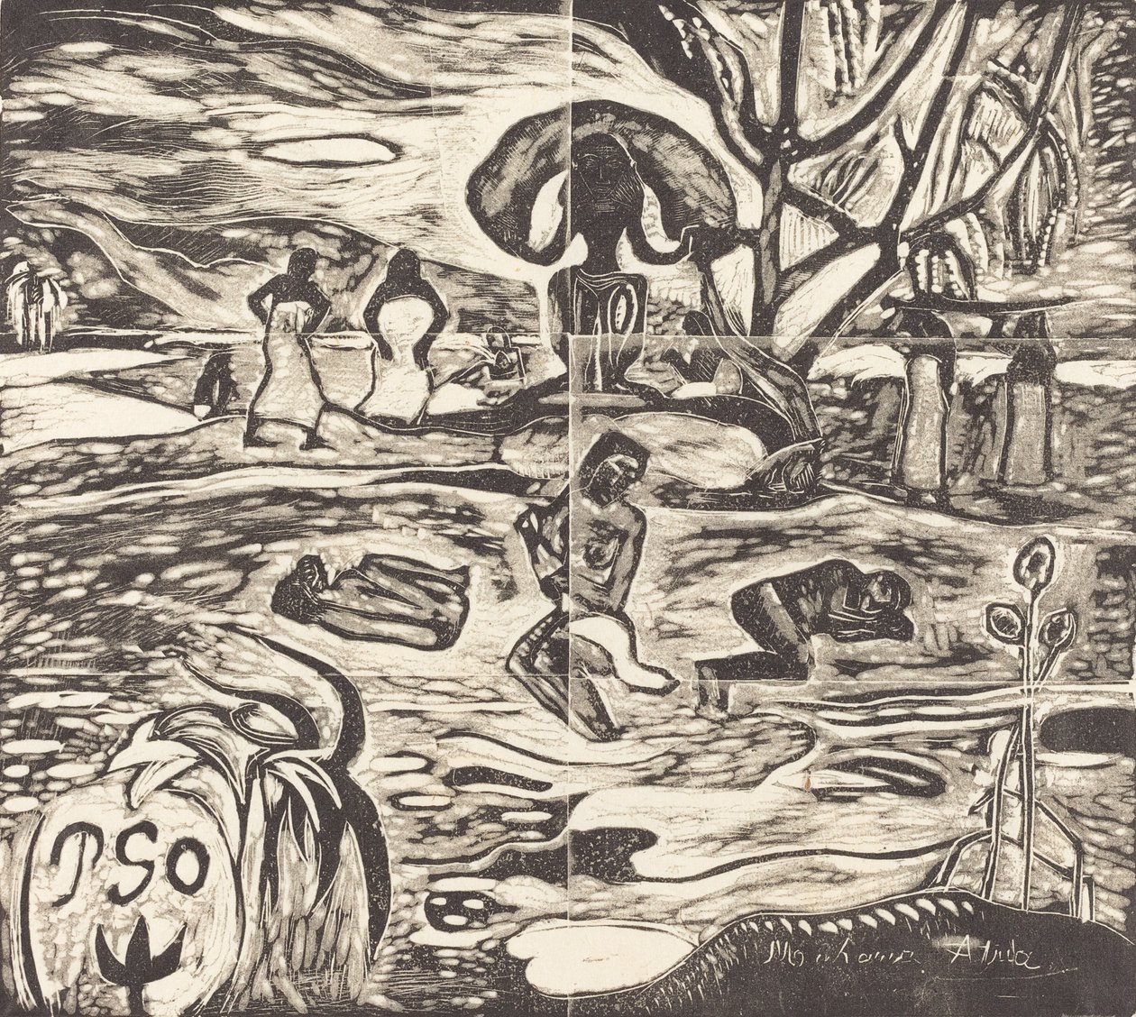 Mahana Atua O Alimento dos Deuses, 18941895. de Paul Gauguin