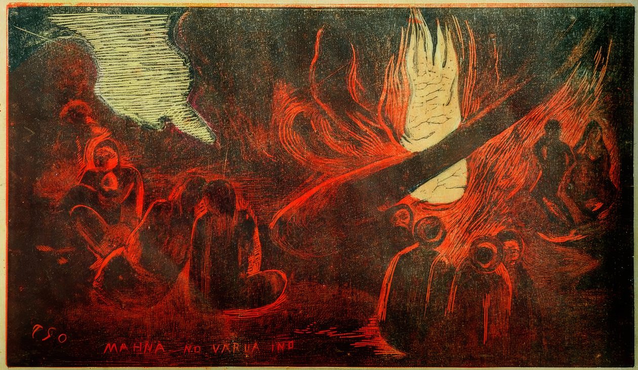 Um dia sem almas de Paul Gauguin
