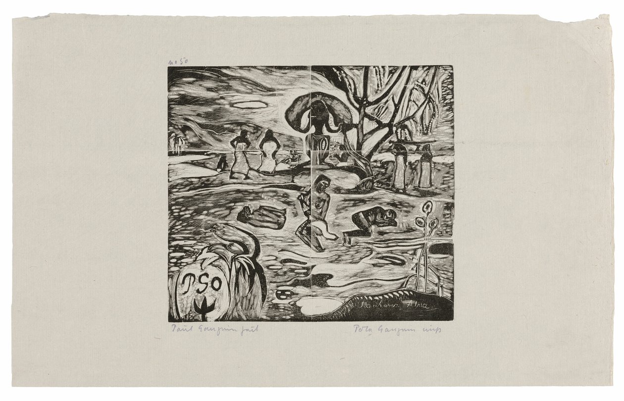 Dia do Deus de Paul Gauguin