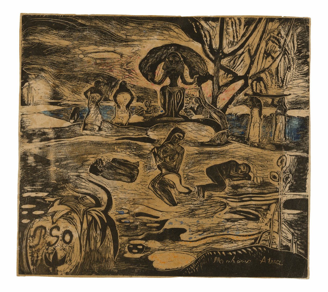 Mahana atua (Dia do Deus) de Paul Gauguin