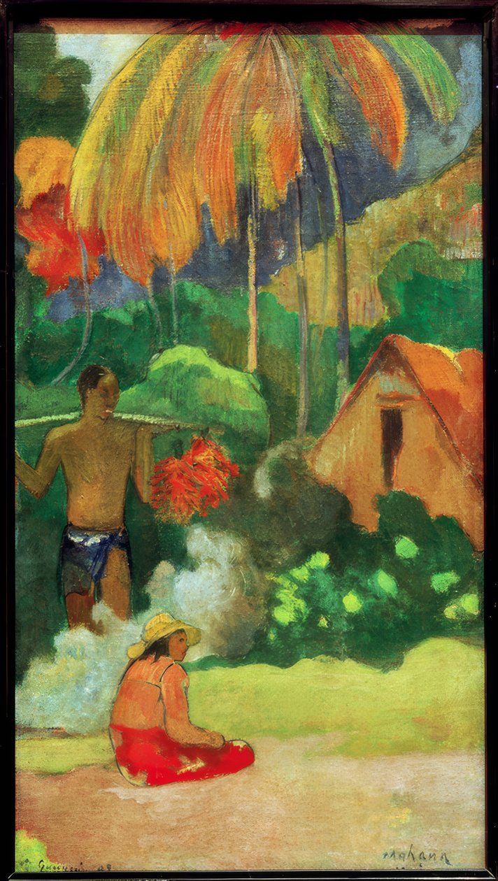 Pedra quente II de Paul Gauguin