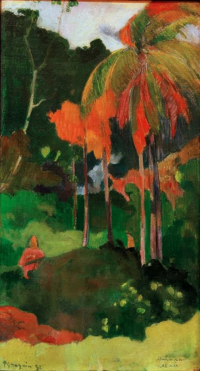 Pedra quente I de Paul Gauguin