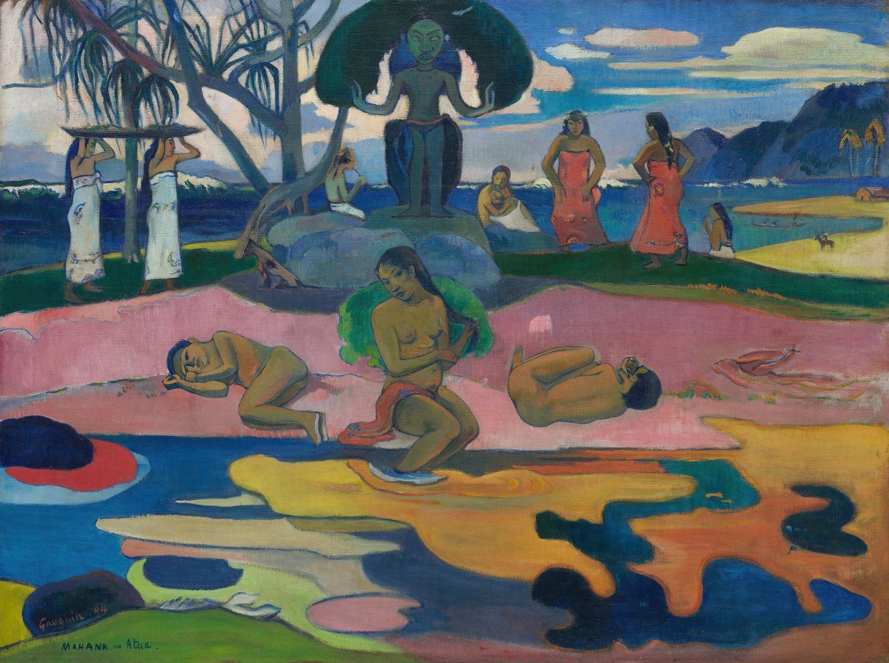 Dia do Deus, 1894. de Paul Gauguin