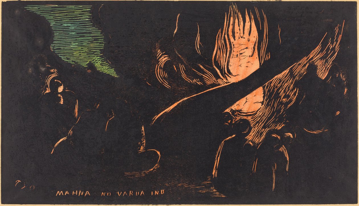 Mahna no Varua Ino (O Diabo Fala) de Paul Gauguin