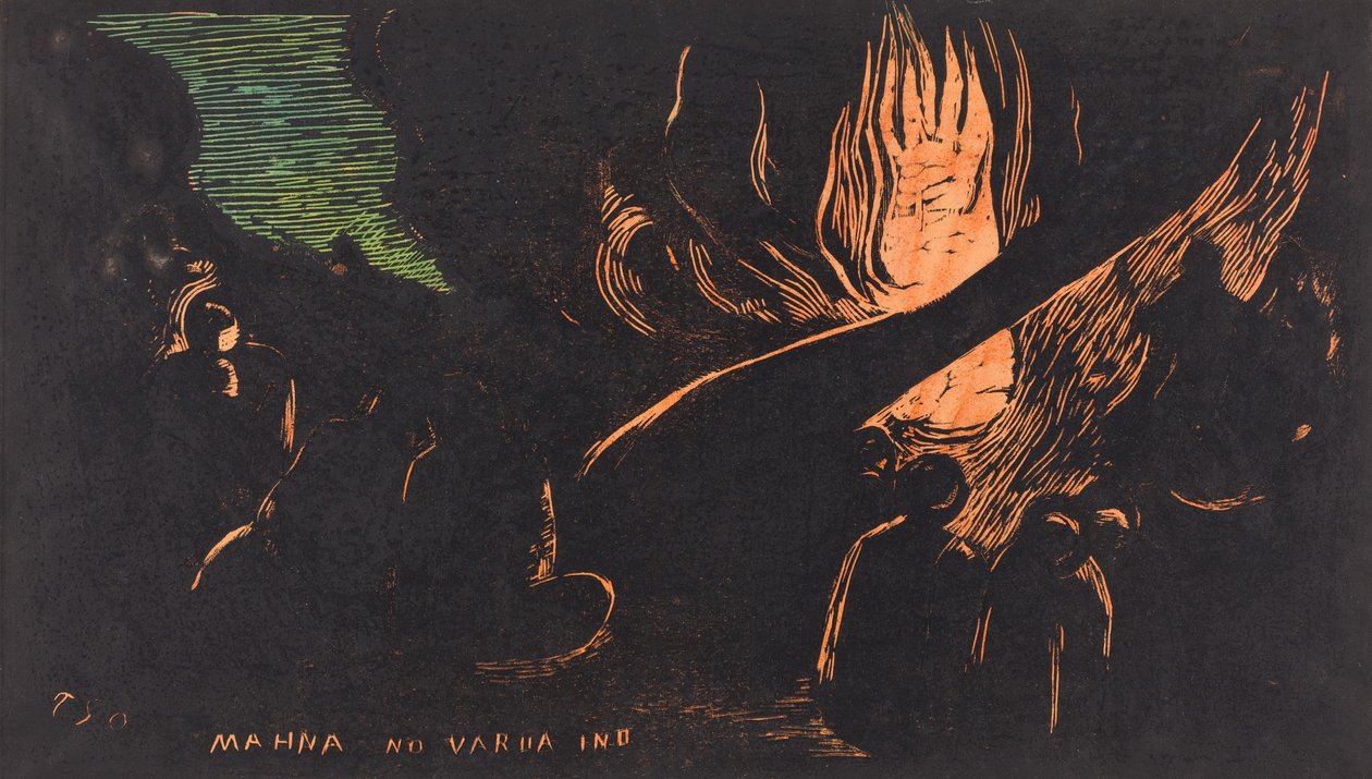 Mahna no Varua Ino O Diabo Fala, 18941895. de Paul Gauguin