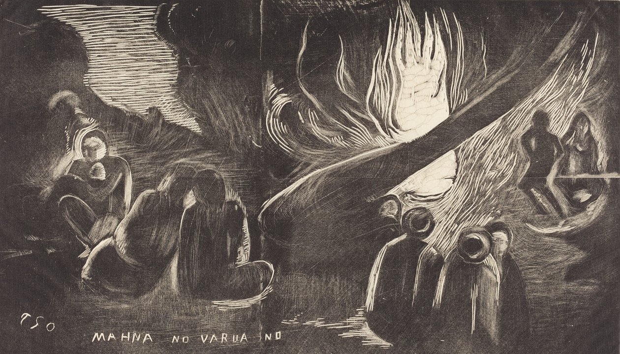 Mahna no Varua Ino O Diabo Fala, 18941895. de Paul Gauguin