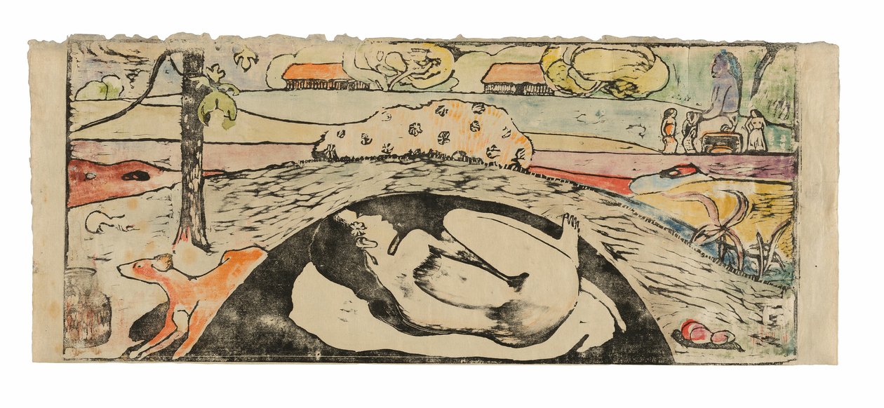 Manao tupapau (Ela pensa no fantasma ou o fantasma pensa nela) de Paul Gauguin