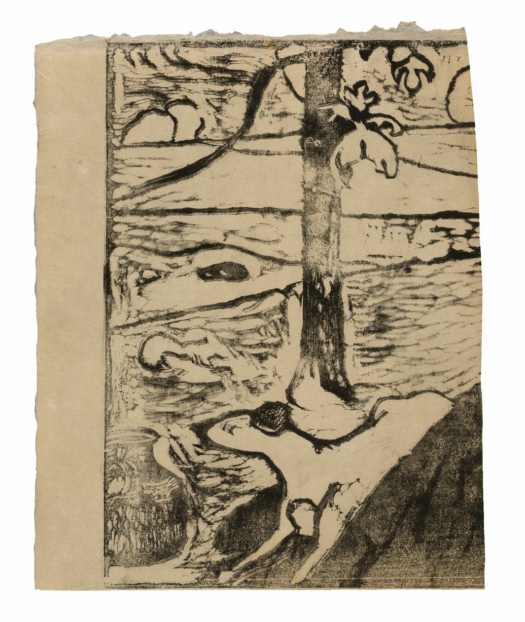 Manao tupapau (Ela pensa no fantasma ou o fantasma pensa nela) de Paul Gauguin