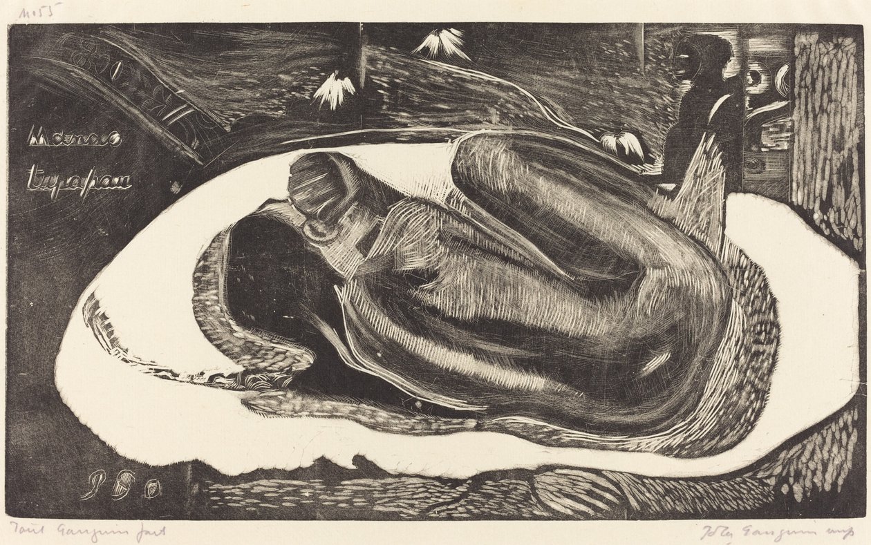 Manoa Tupapau (Ela é assombrada por um espírito) de Paul Gauguin