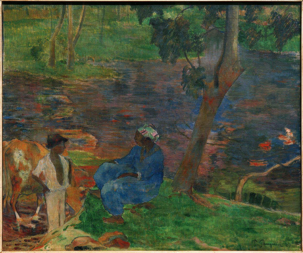 Martinica (Na margem do lago) de Paul Gauguin